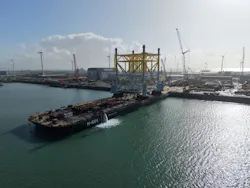 Heerema Fabrication Group has completed the first of two jacket substructures for Ørsted’s Hornsea 3 offshore wind farm, according to a March 24 news release. Heerema Fabrication Group has completed the first of two jacket substructures for Ørsted’s Hornsea 3 offshore wind farm, according to a March 24 news release.