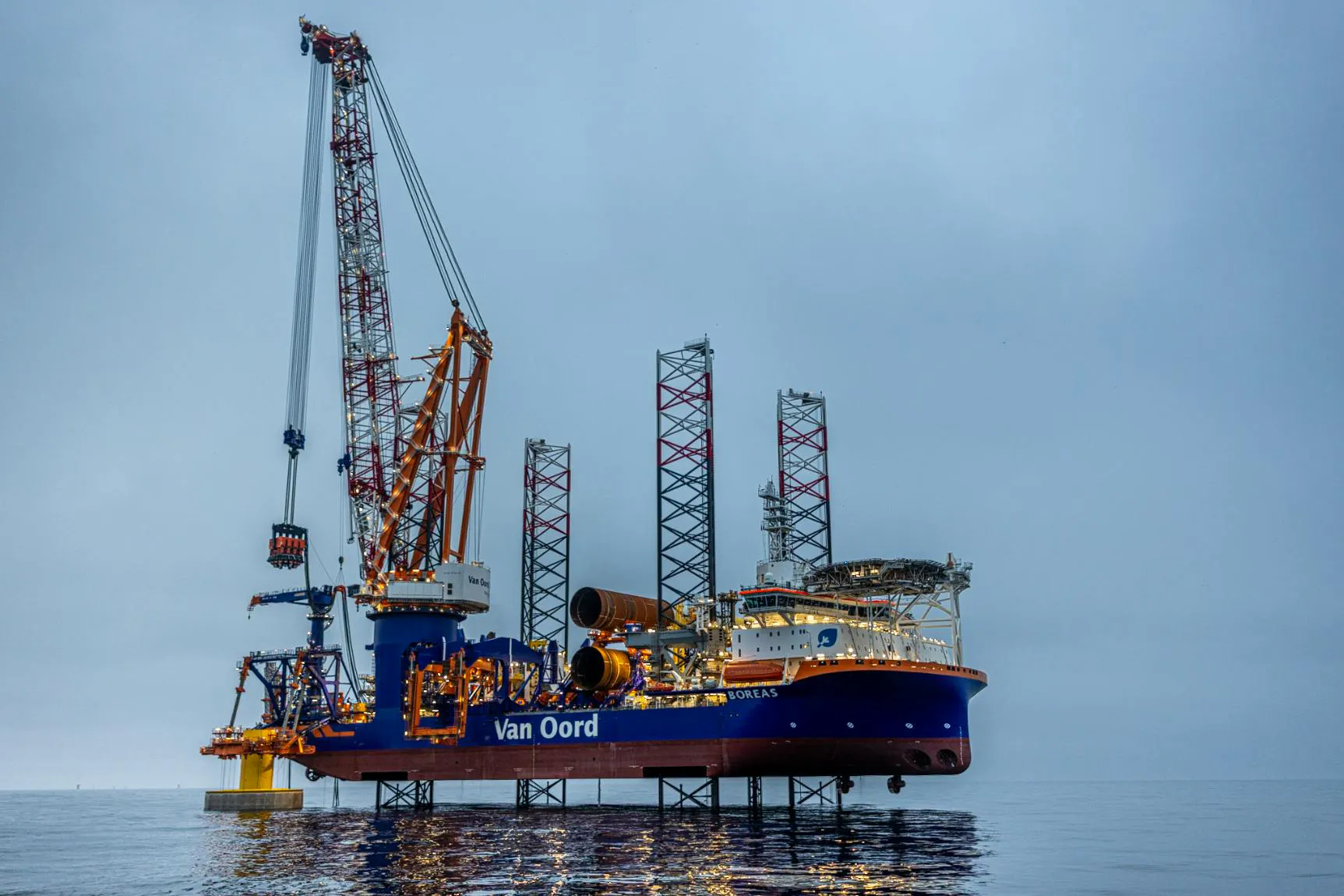 Hollandse Kust West VibroJet installation