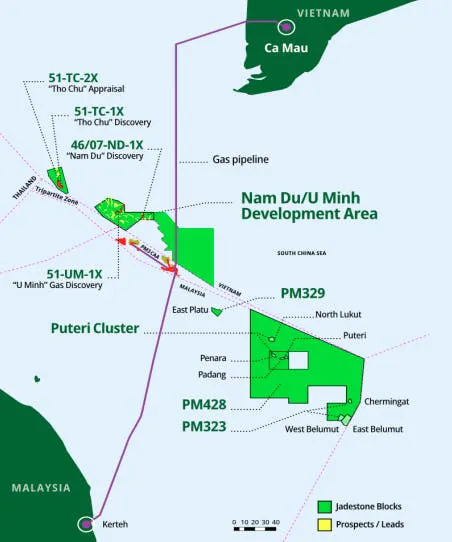 NAM DU/U MINH DEVELOPMENT MAP