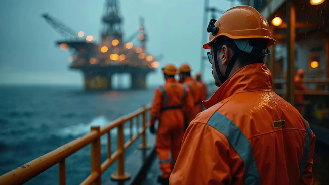 offshore oil and gas workers