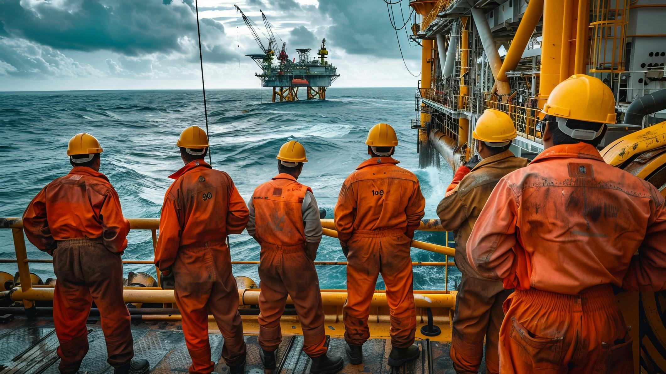 offshore oil and gas workers