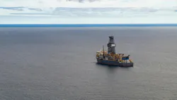 Exploratory offshore drilling by drillship Exploratory offshore drilling by drillship