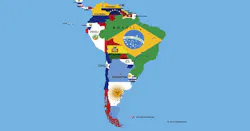 South America map South America map