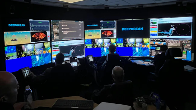 onshore control room that was used for the operation