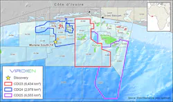 Map: CDI25 reimaging project in the Tano Basin Map: CDI25 reimaging project in the Tano Basin