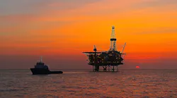 AI-generated image of offshore African oil and gas operations AI-generated image of offshore African oil and gas operations