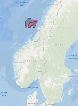 Figure 1a. mid-Norway Elephant carbon storage site Figure 1a. mid-Norway Elephant carbon storage site