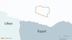 Map of Mou offshore Egypt exploration area