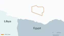 Map of Mou offshore Egypt exploration area Map of Mou offshore Egypt exploration area