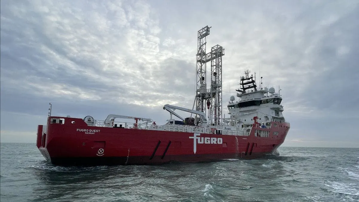 Fugro geotechnical vessel, Fugro Quest