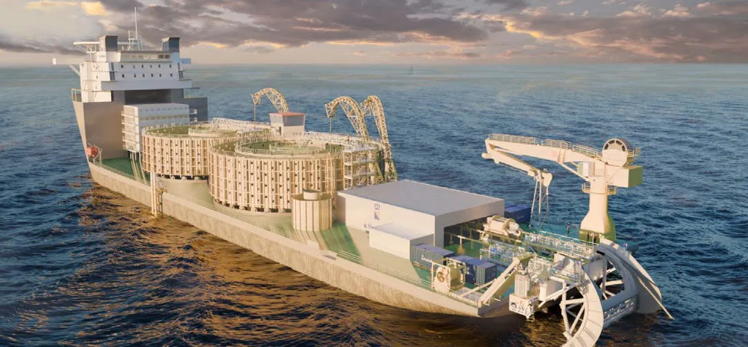 high-capacity Cable Lay Vessel