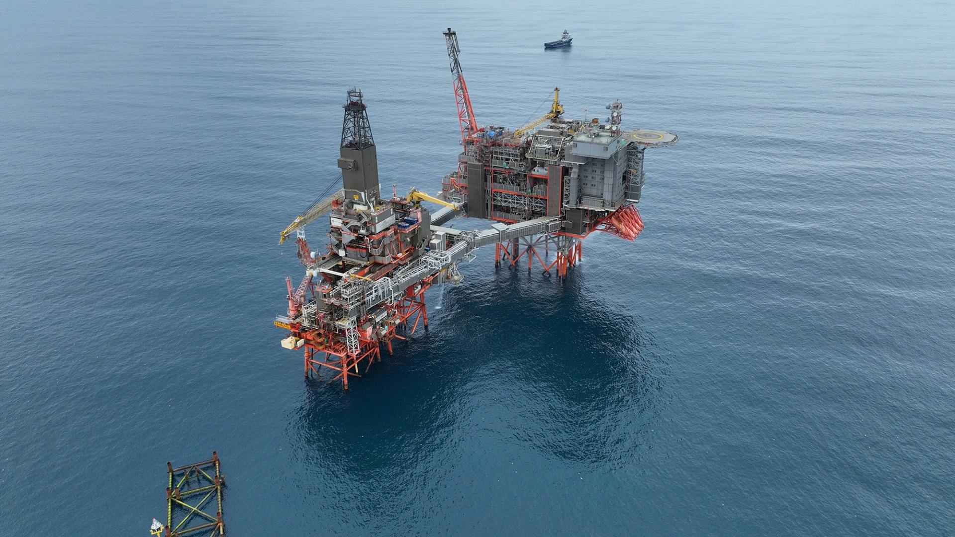 offshore Valhall operations in North Sea