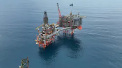 offshore Valhall operations in North Sea