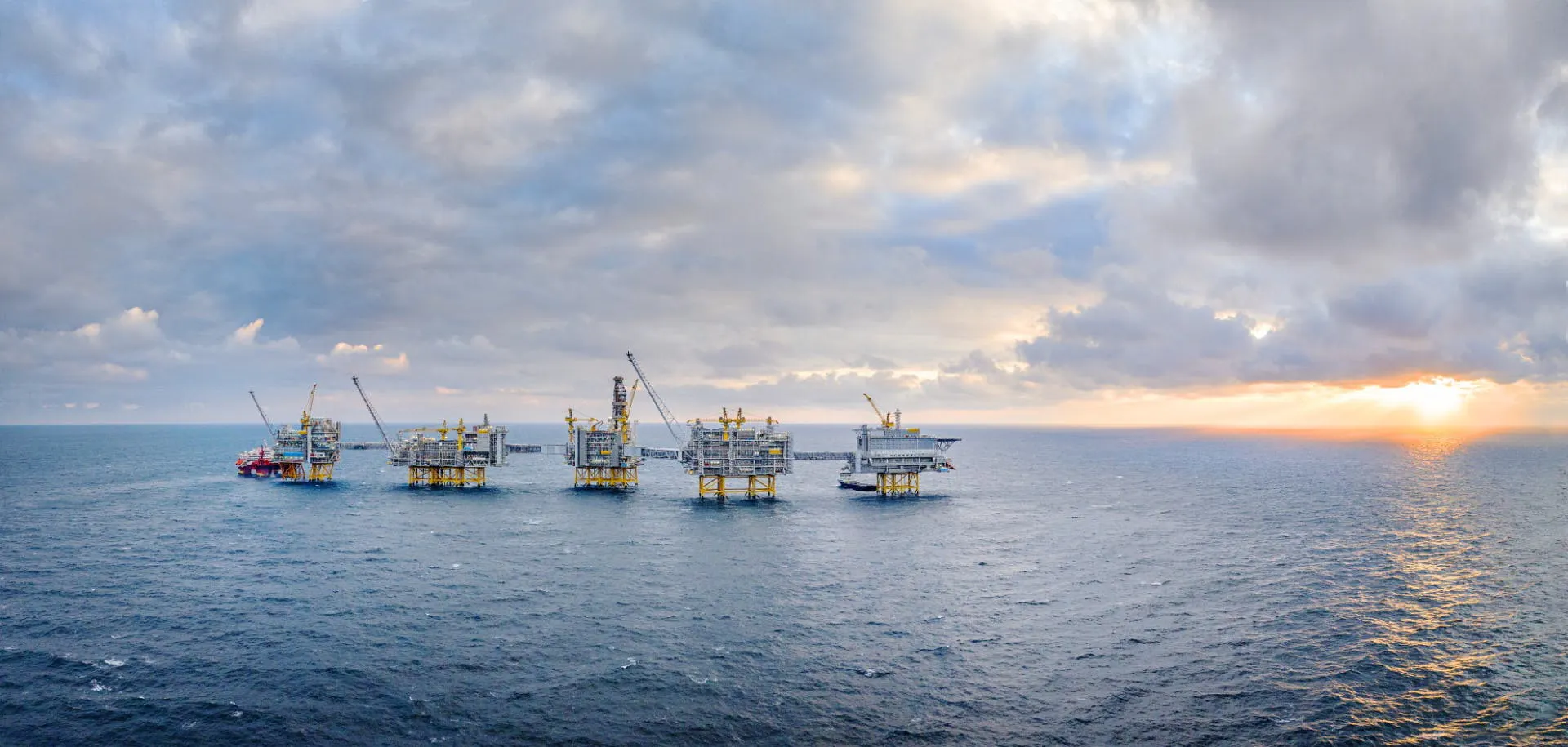 Johan Sverdrup field drone photo November 2022 Johan Sverdrup field drone photo November 2022