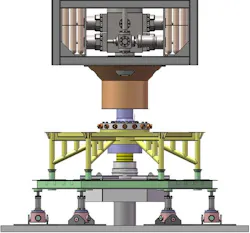 BOP support frame design. BOP support frame design.