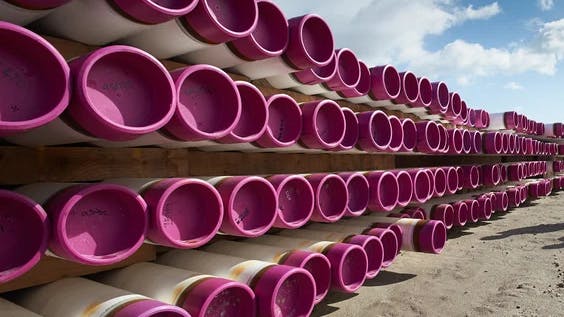 Vallourec oil and gas line pipes