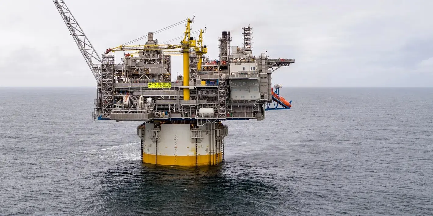 Aasta Hansteen platform in the Norwegian Sea