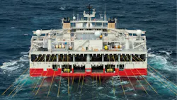 TGS' Ramform Atlas seismic vessel TGS' Ramform Atlas seismic vessel