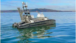 Syncro pipeline survey ROV integrated to uncrewed vessel Syncro pipeline survey ROV integrated to uncrewed vessel