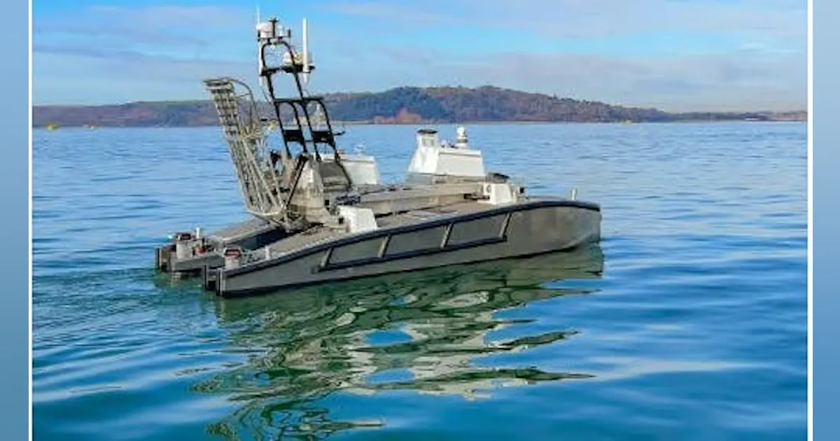 Syncro pipeline survey ROV integrated to uncrewed vessel