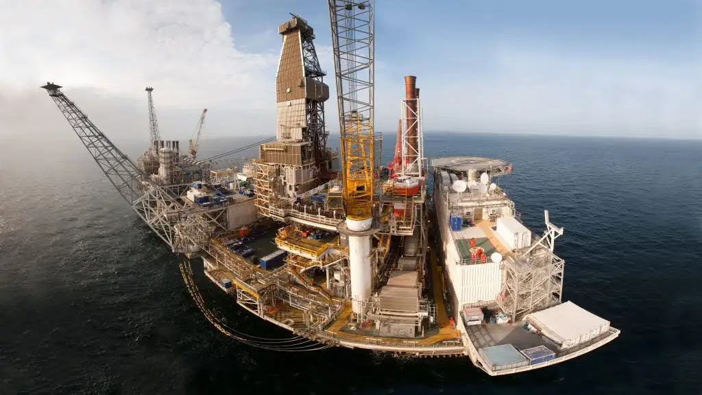 Central Azeri operations in the Caspian Sea