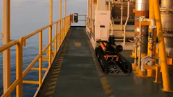 Taurob robot performs offshore inspection Taurob robot performs offshore inspection