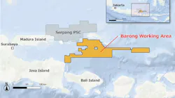 Map of Barong Working Area Map of Barong Working Area