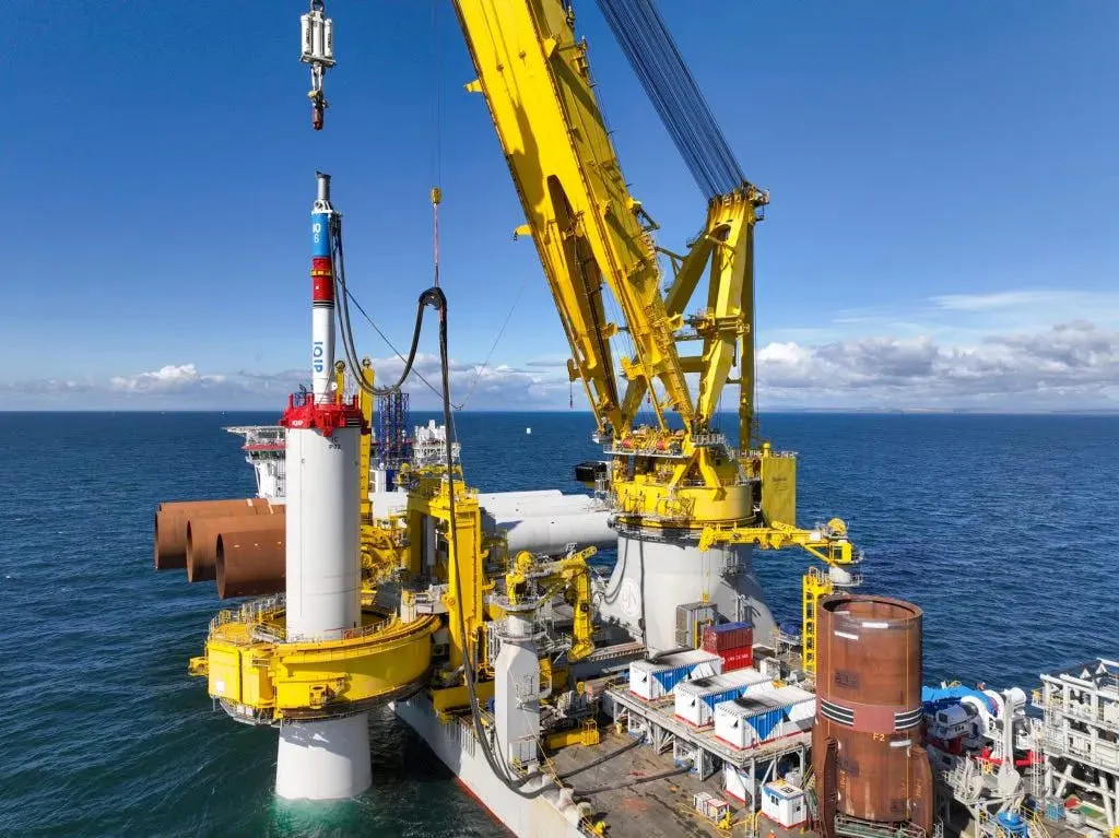 Inch Cape Offshore Wind Farm&rsquo;s monopile foundations installation