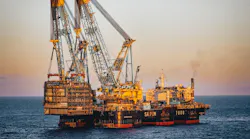 s7000 crane vessel working on Bouri project