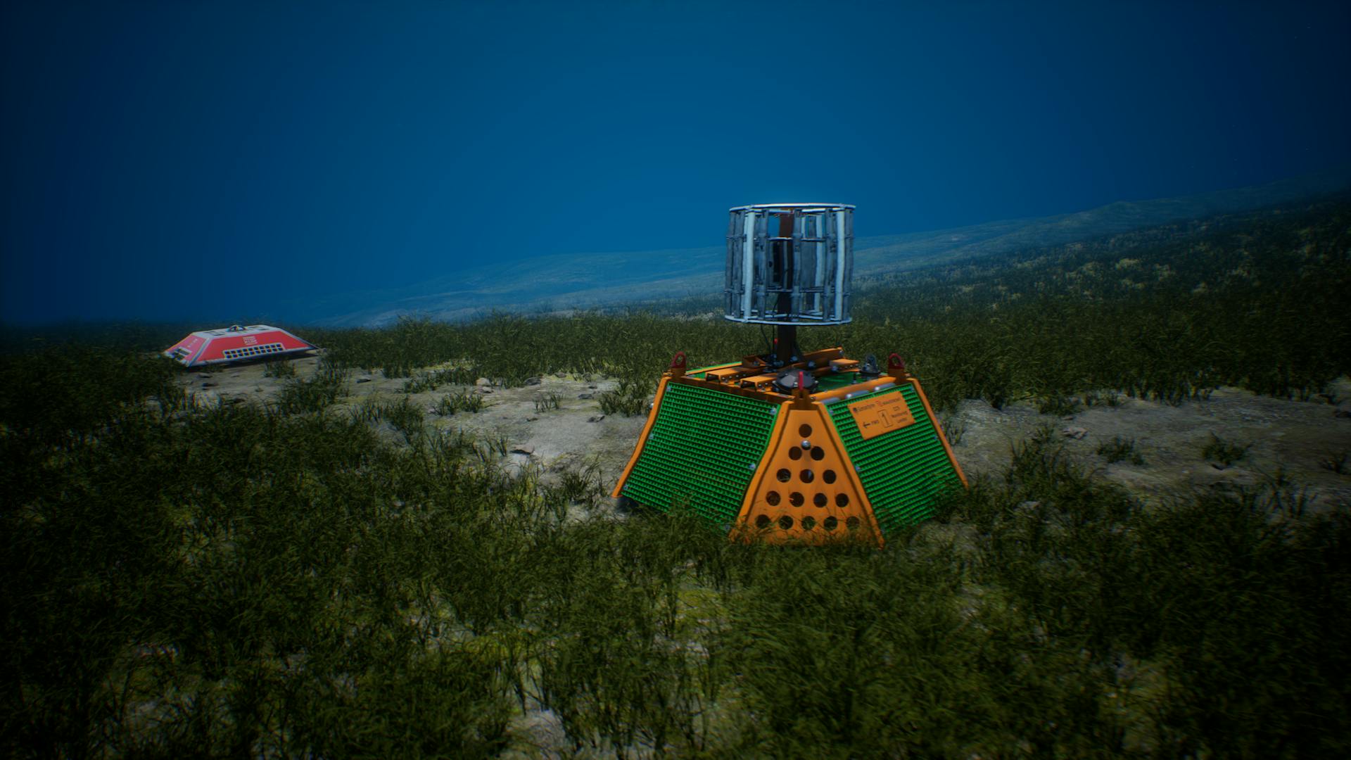 CCS lander on the seabed
