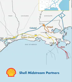 Shell Midstream Partners’ Mars Corridor pipeline system Shell Midstream Partners’ Mars Corridor pipeline system