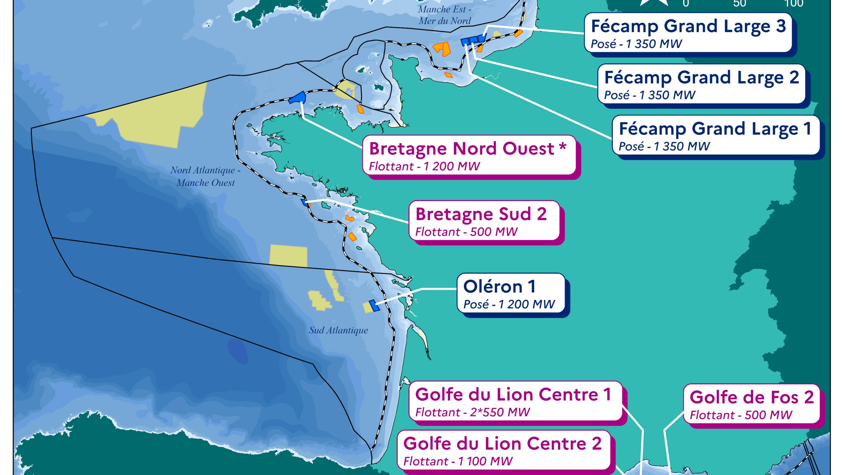 France issues tender for 11 offshore wind farms