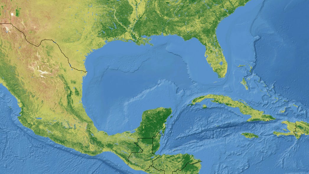 Gulf of Mexico map