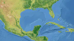 Gulf of Mexico map