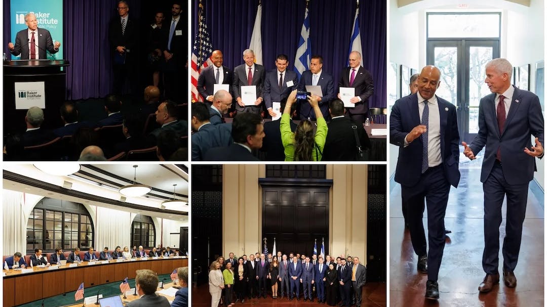 dignitaries from the US, Cyprus, Greece and Israel come together on June 11