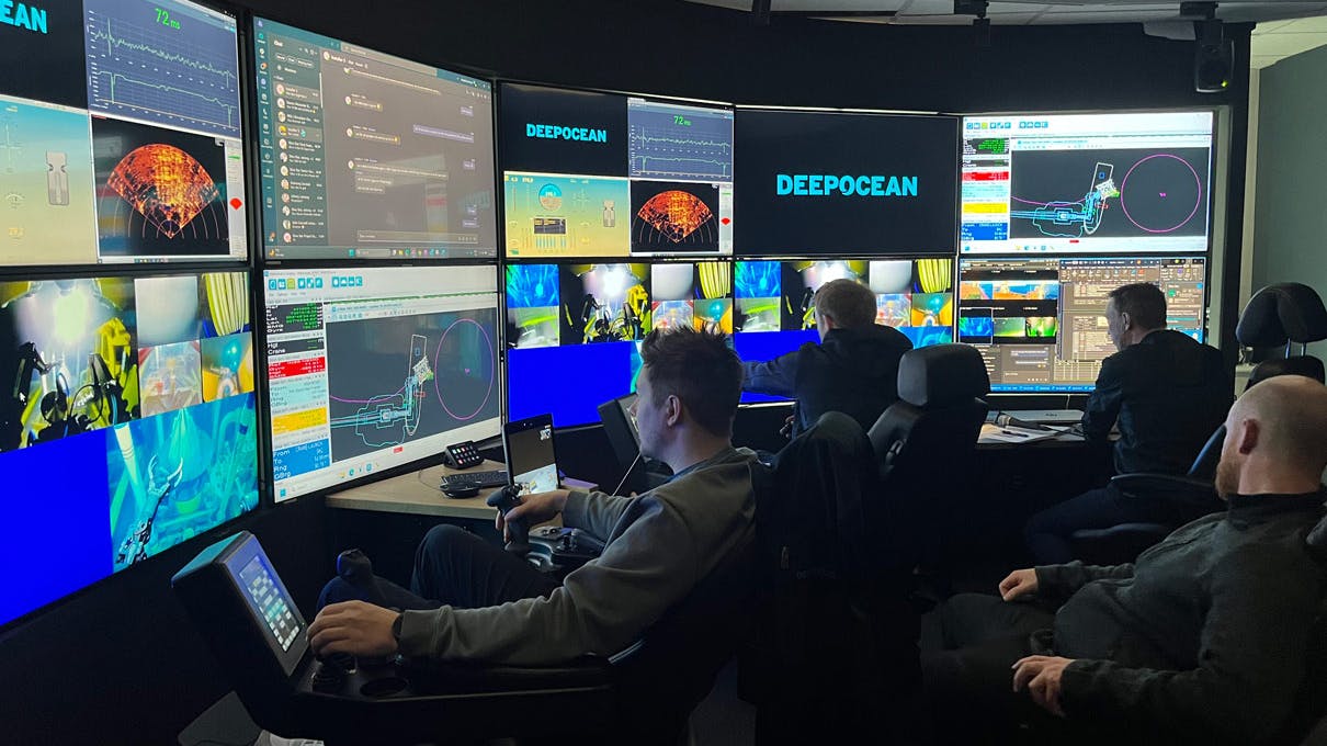 ROV operations by DeepOcean
