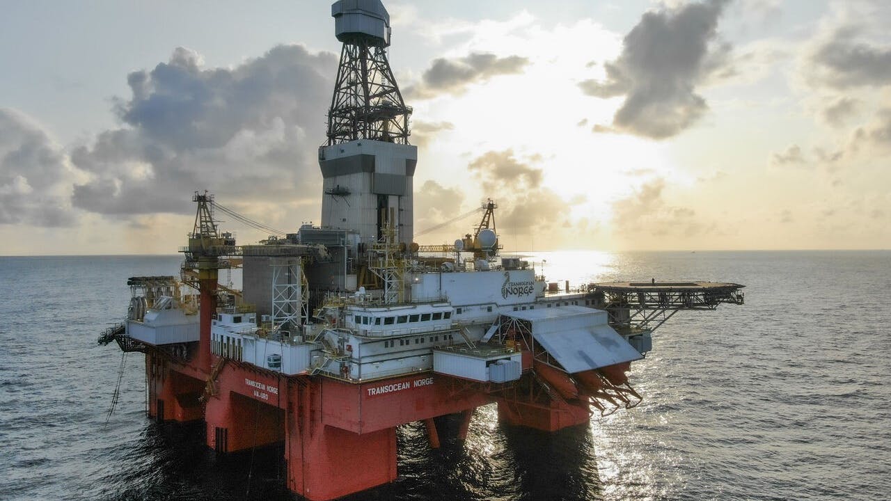 Transocean Norge offshore rig