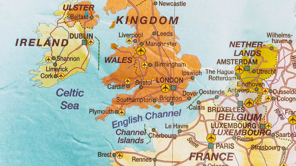 Celtic Sea map Celtic Sea map