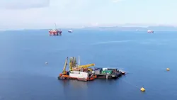 Subsea Micropiles installed first drilled-and-grouted micropile anchor Subsea Micropiles installed first drilled-and-grouted micropile anchor