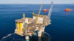 Troll A platform in the North Sea Troll A platform in the North Sea