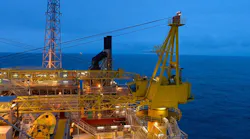 Troll B platform in the North Sea Troll B platform in the North Sea
