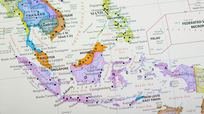 Southeast Asia map