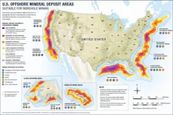 Figure 4. Below Seafloor Borehole Mineable Critical Minerals Resource Map Figure 4. Below Seafloor Borehole Mineable Critical Minerals Resource Map