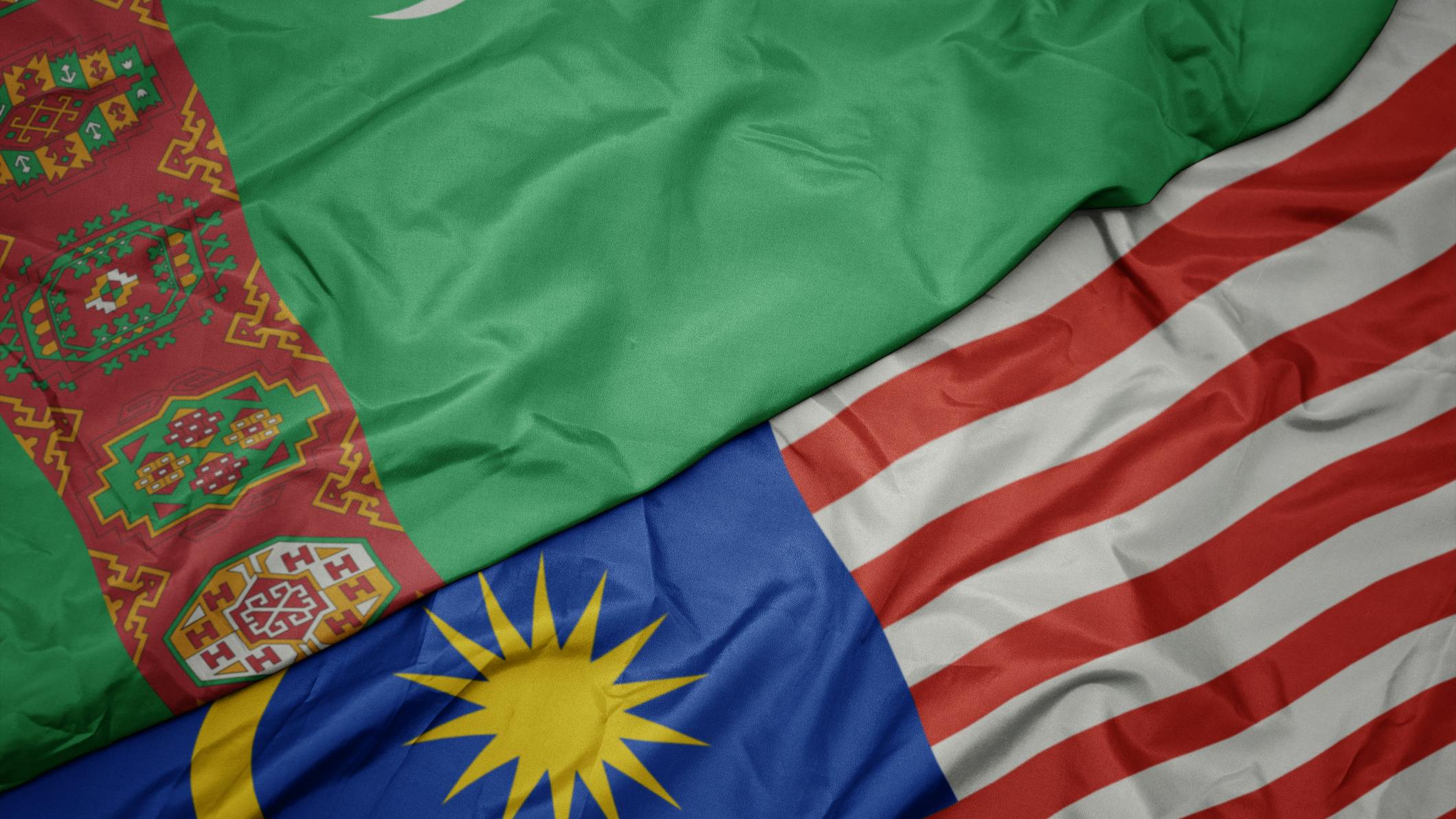 turkmenistan and malaysia flags