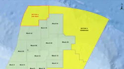 Map: Open Acreage offshore Suriname Map: Open Acreage offshore Suriname