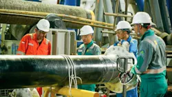 experts check the preparation of hot tap and tie-in works experts check the preparation of hot tap and tie-in works