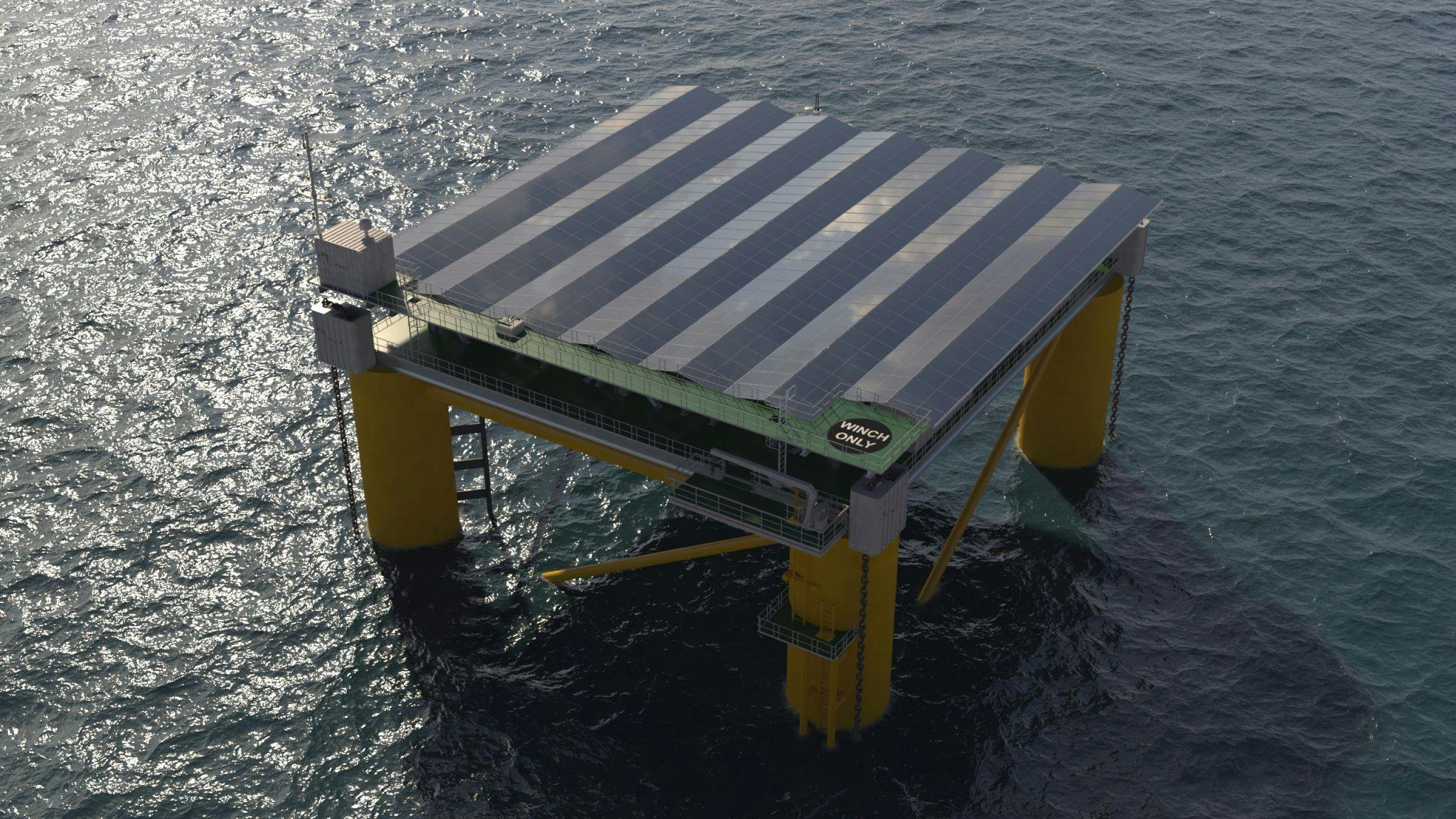SolarDuck offshore solar power