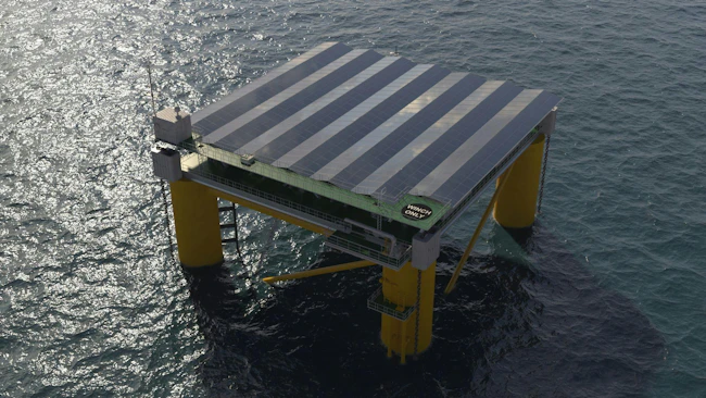 SolarDuck offshore solar power
