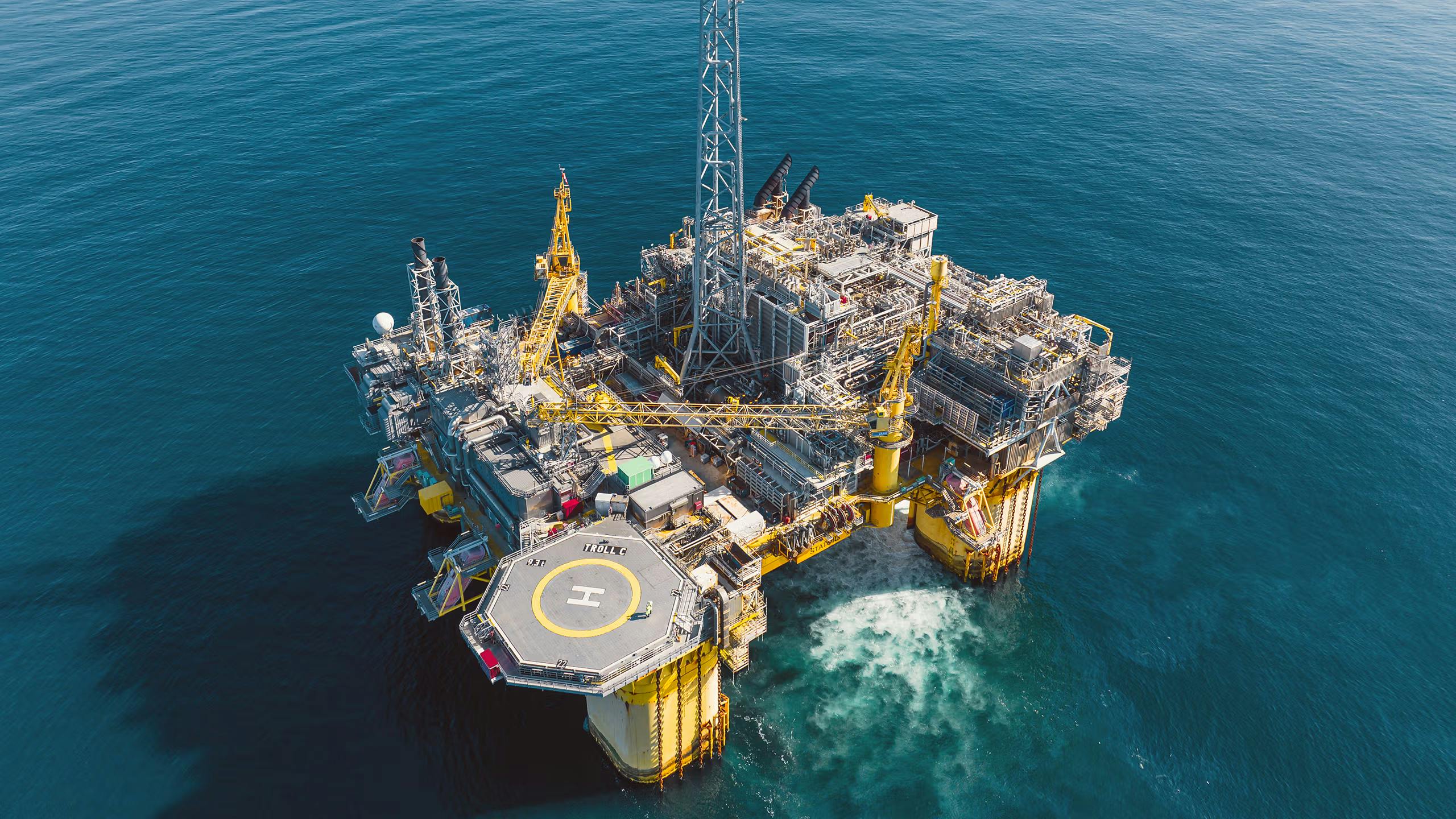 Troll C platform in the North Sea