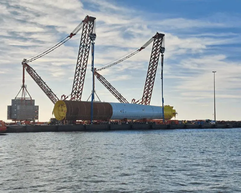Baltic Power wind farm marshalling